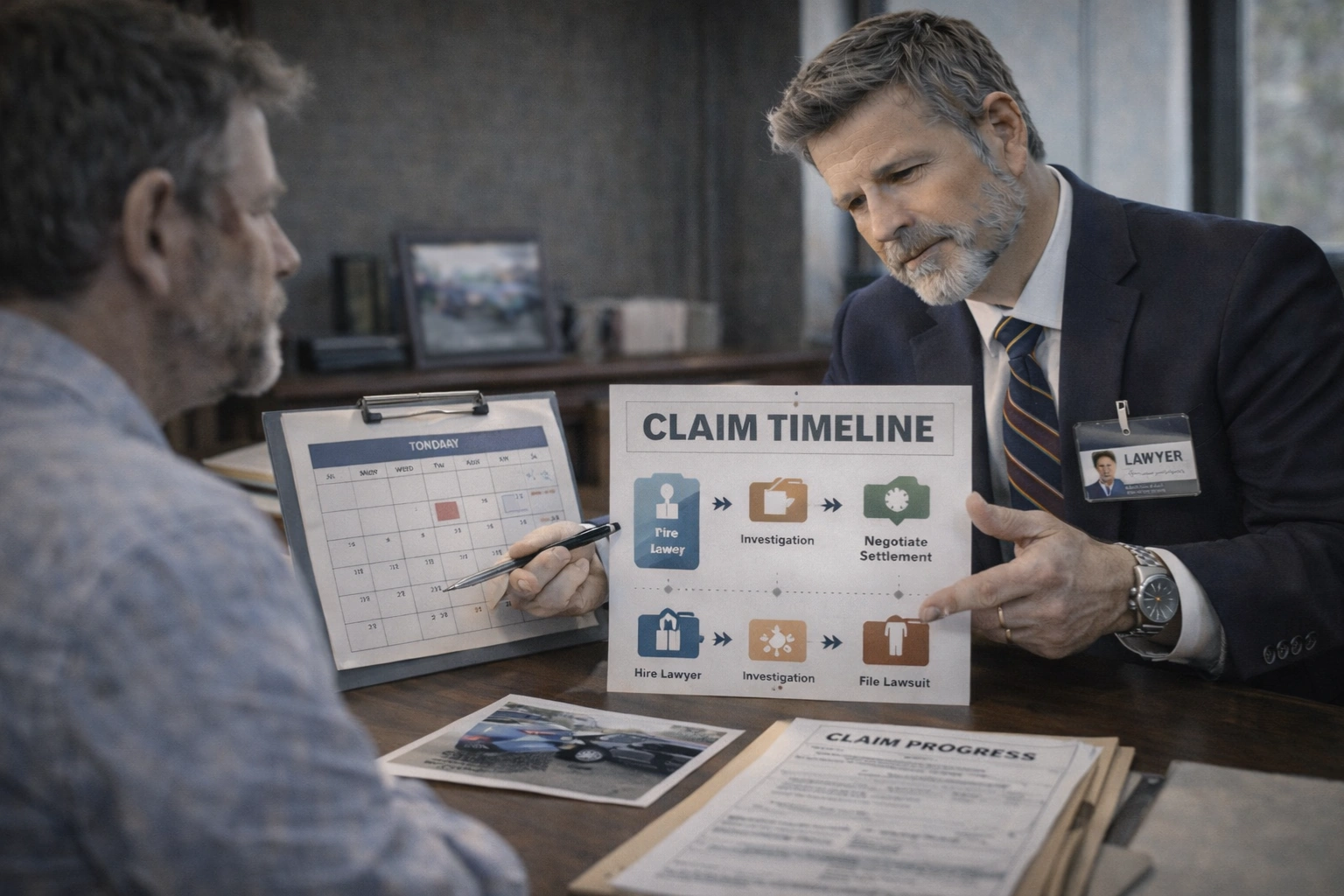 Car Accident Claim Timeline hero image