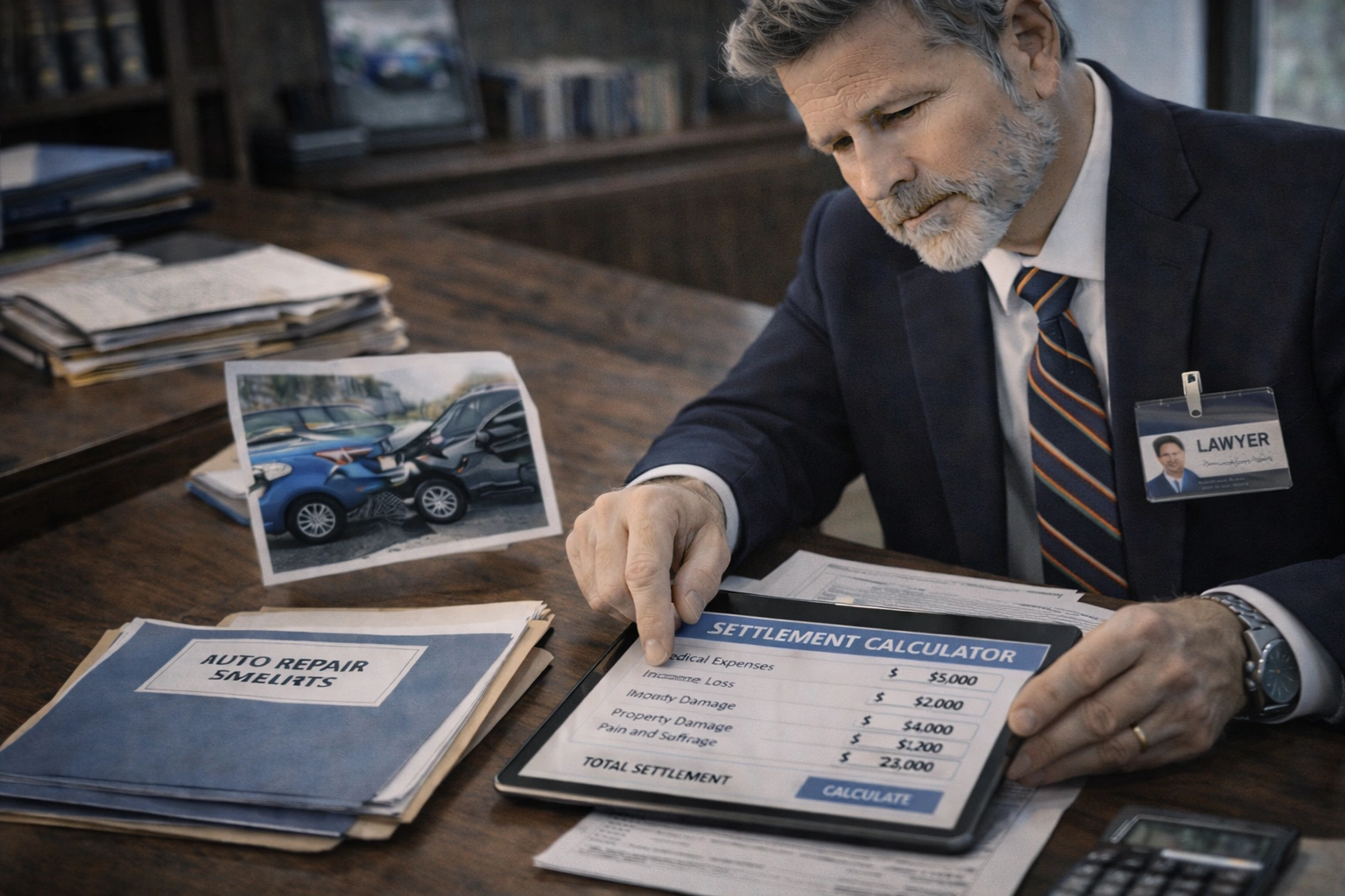 Car Accident Settlement Calculator hero image