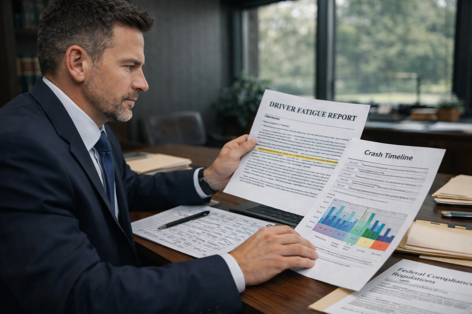 Driver Fatigue Truck Accidents hero image