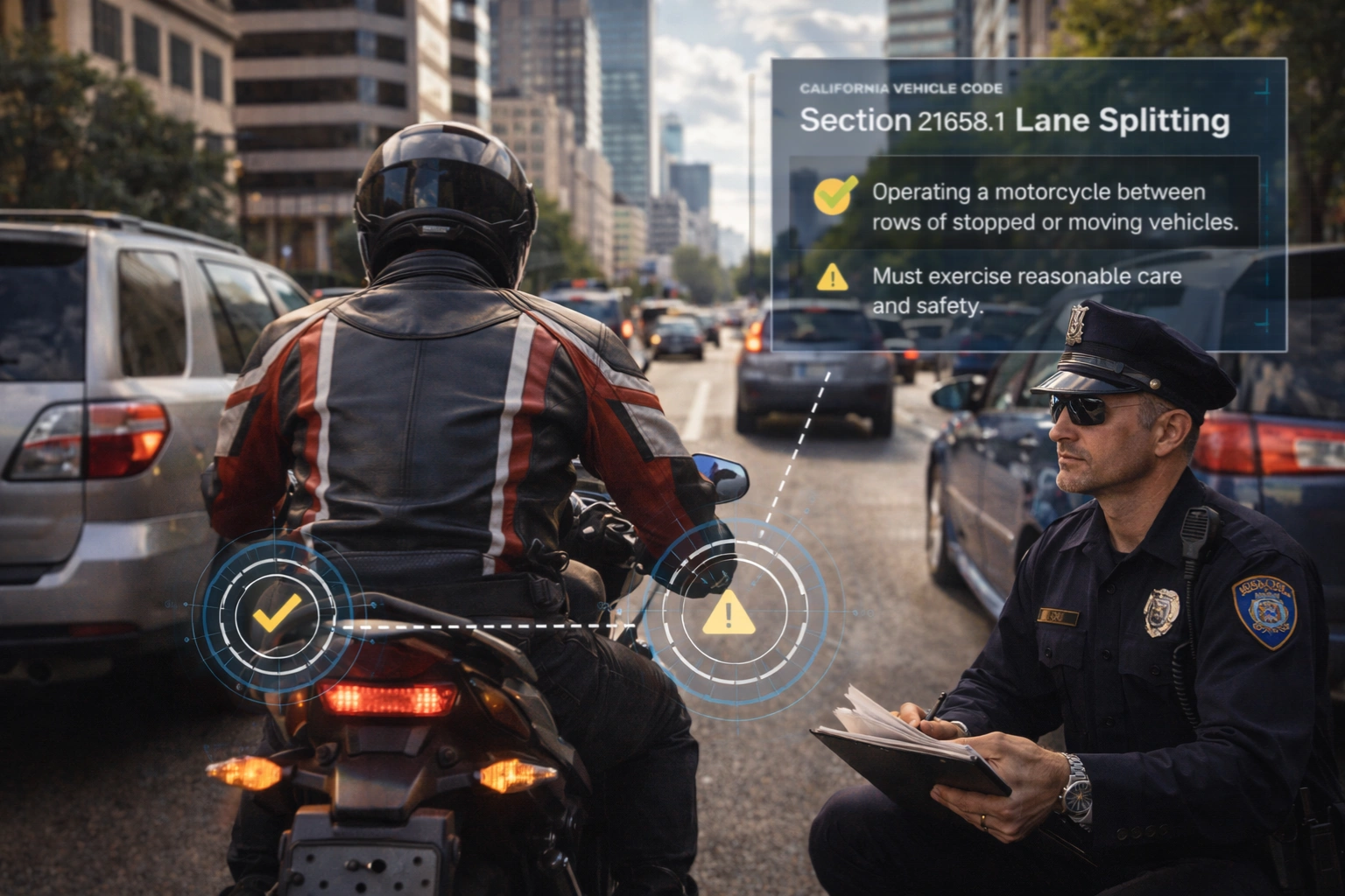 Is Lane Splitting Legal? State-by-State Motorcycle Liability Guide hero image