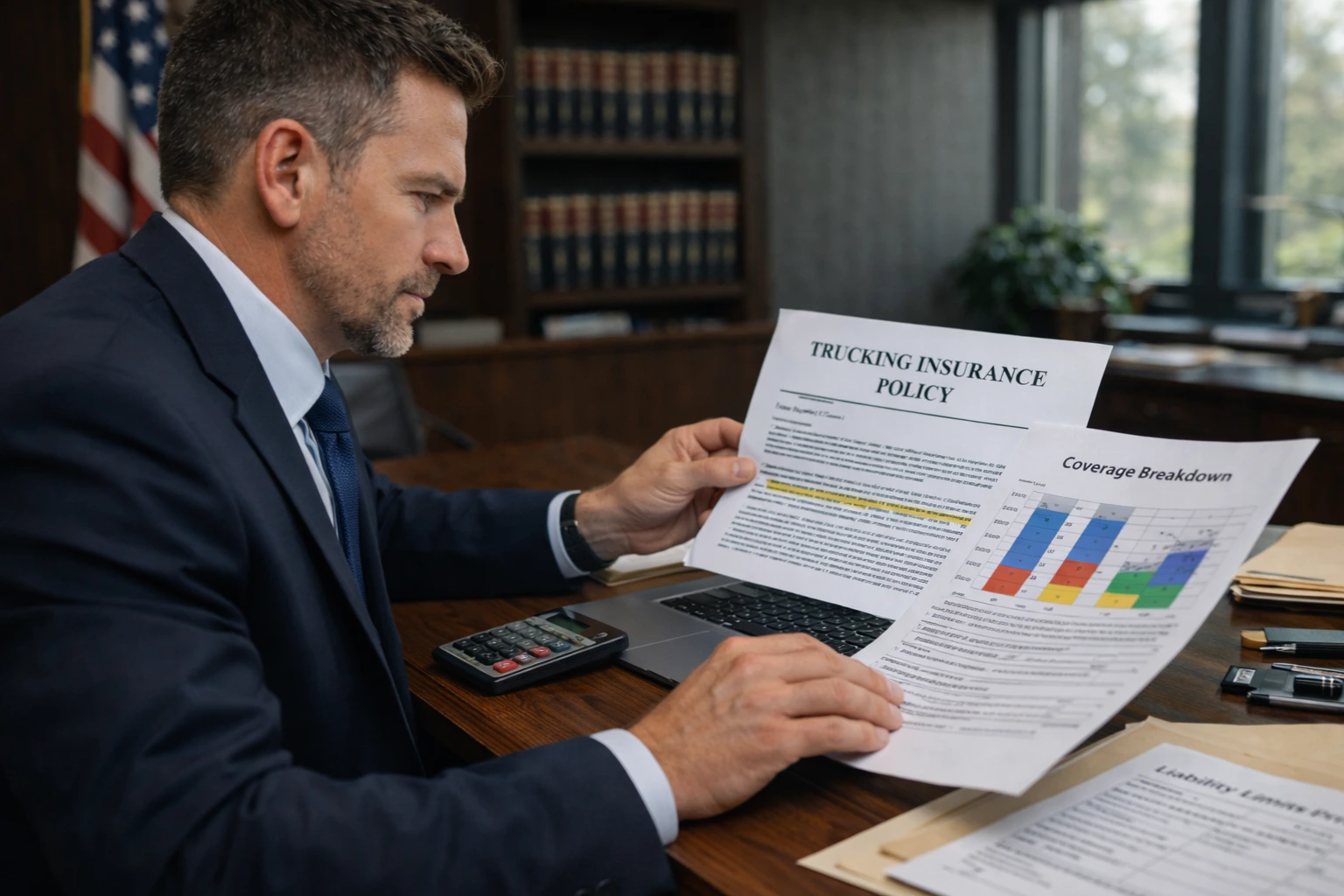 Commercial Trucking Insurance Limits hero image