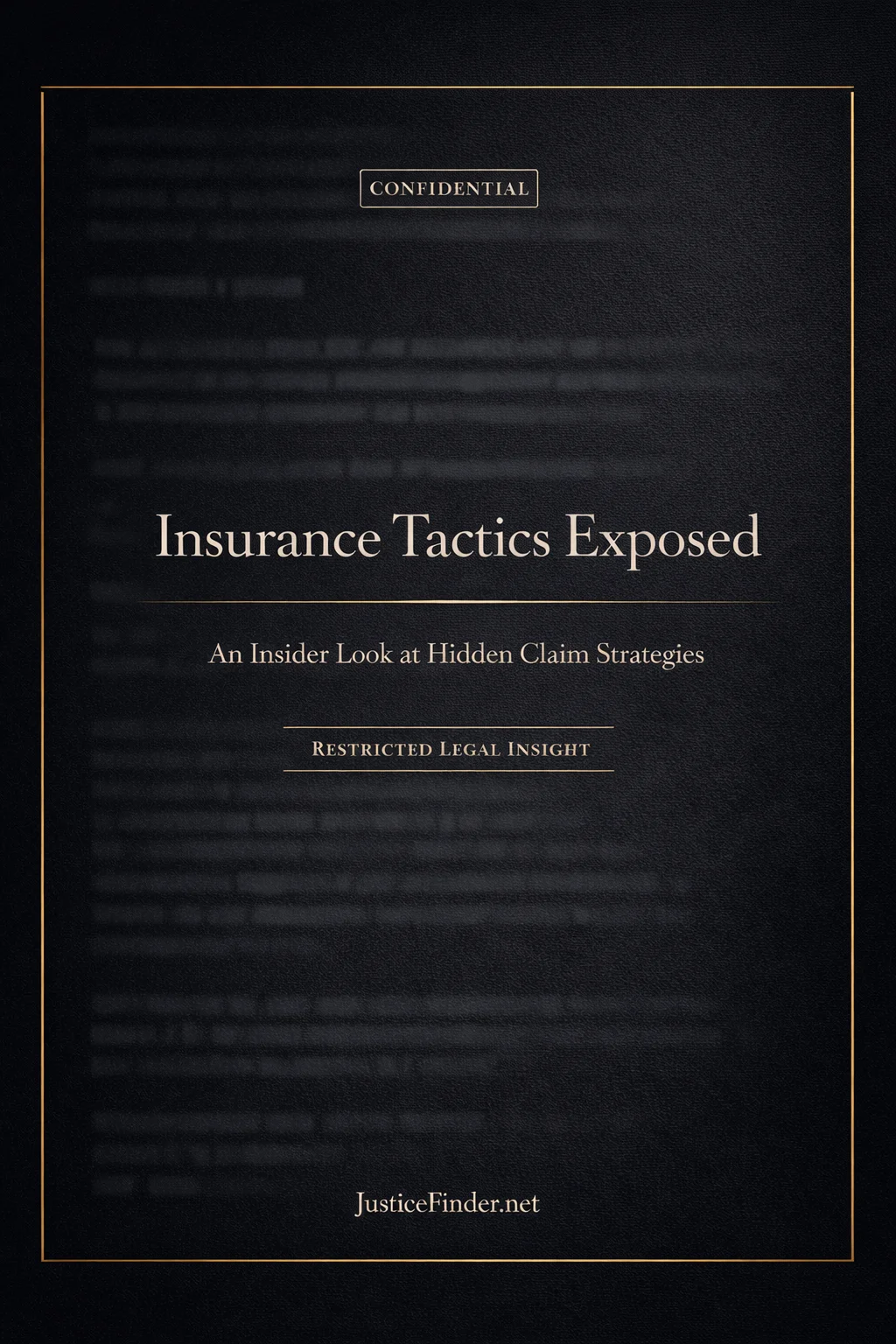Insurance Adjuster Tactics Expose + Defense Playbook cover