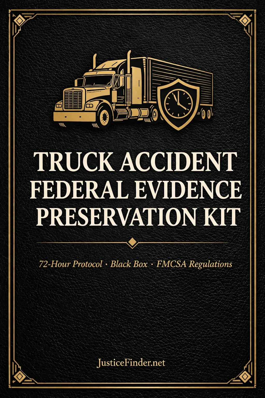 Truck Accident Evidence Kit cover